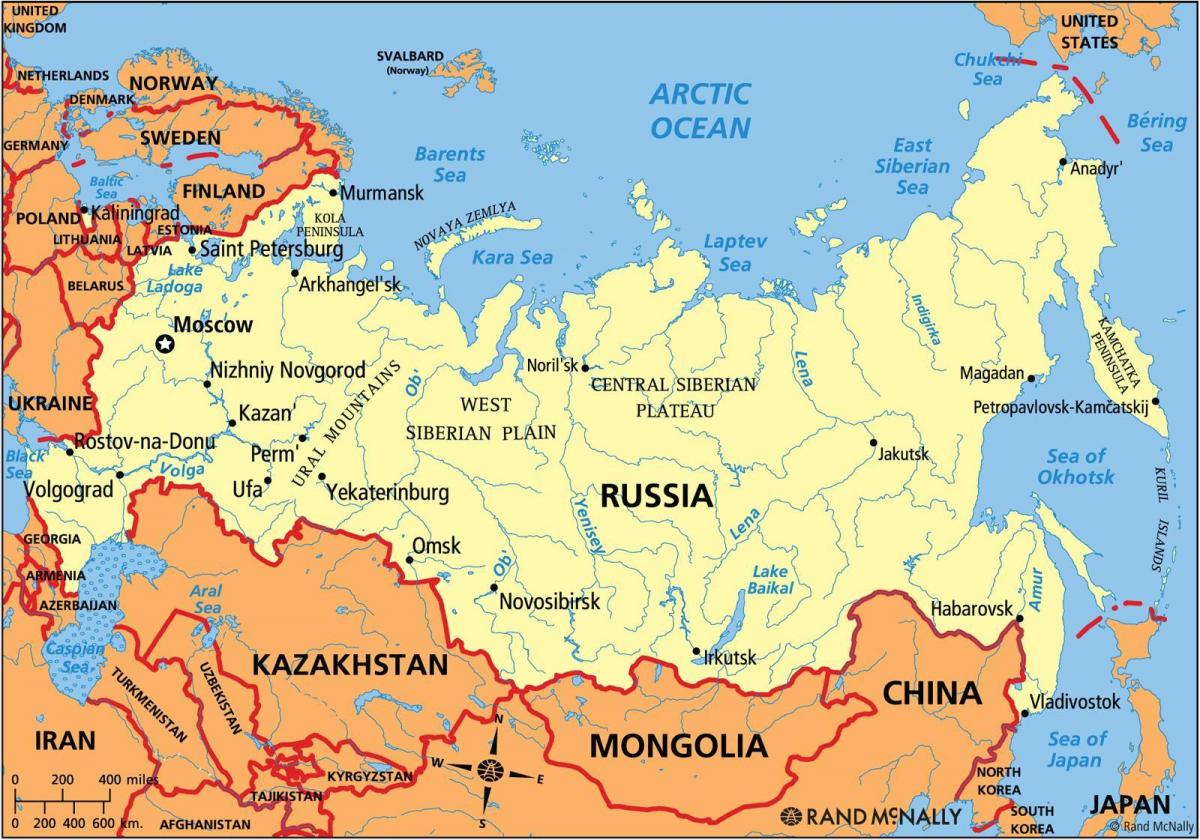 ロシア行政地図