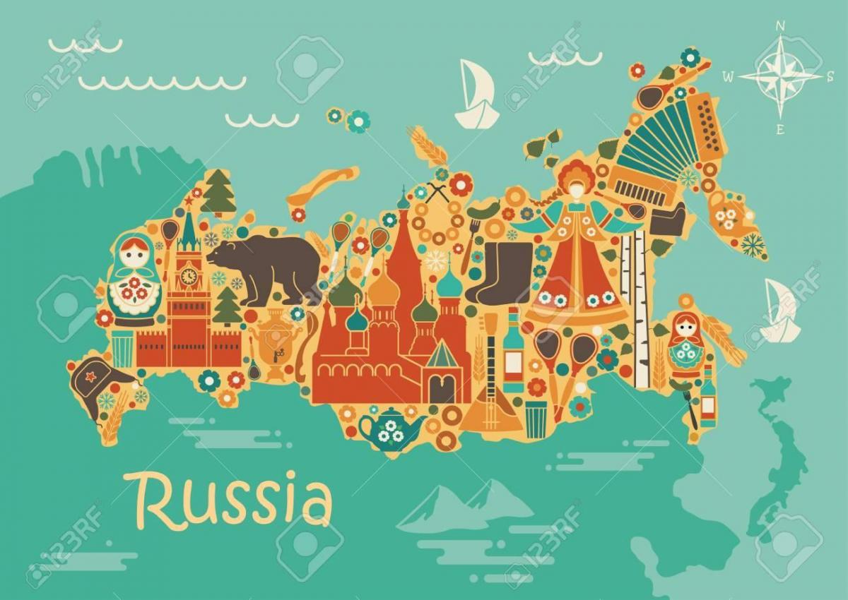 ロシア観光名所マップ